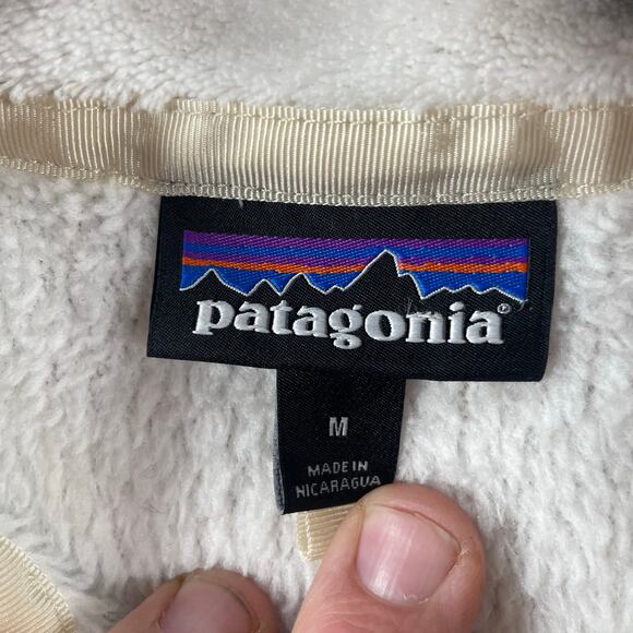 Patagonia Re-Tool Snap T Pullover Women's Medium White Outdoor Casual Comfort - Picture 5 of 10